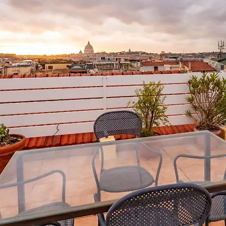 Daire Skyline Penthouse With Private Rooftop Roma