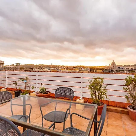 Daire Skyline Penthouse With Private Rooftop Roma